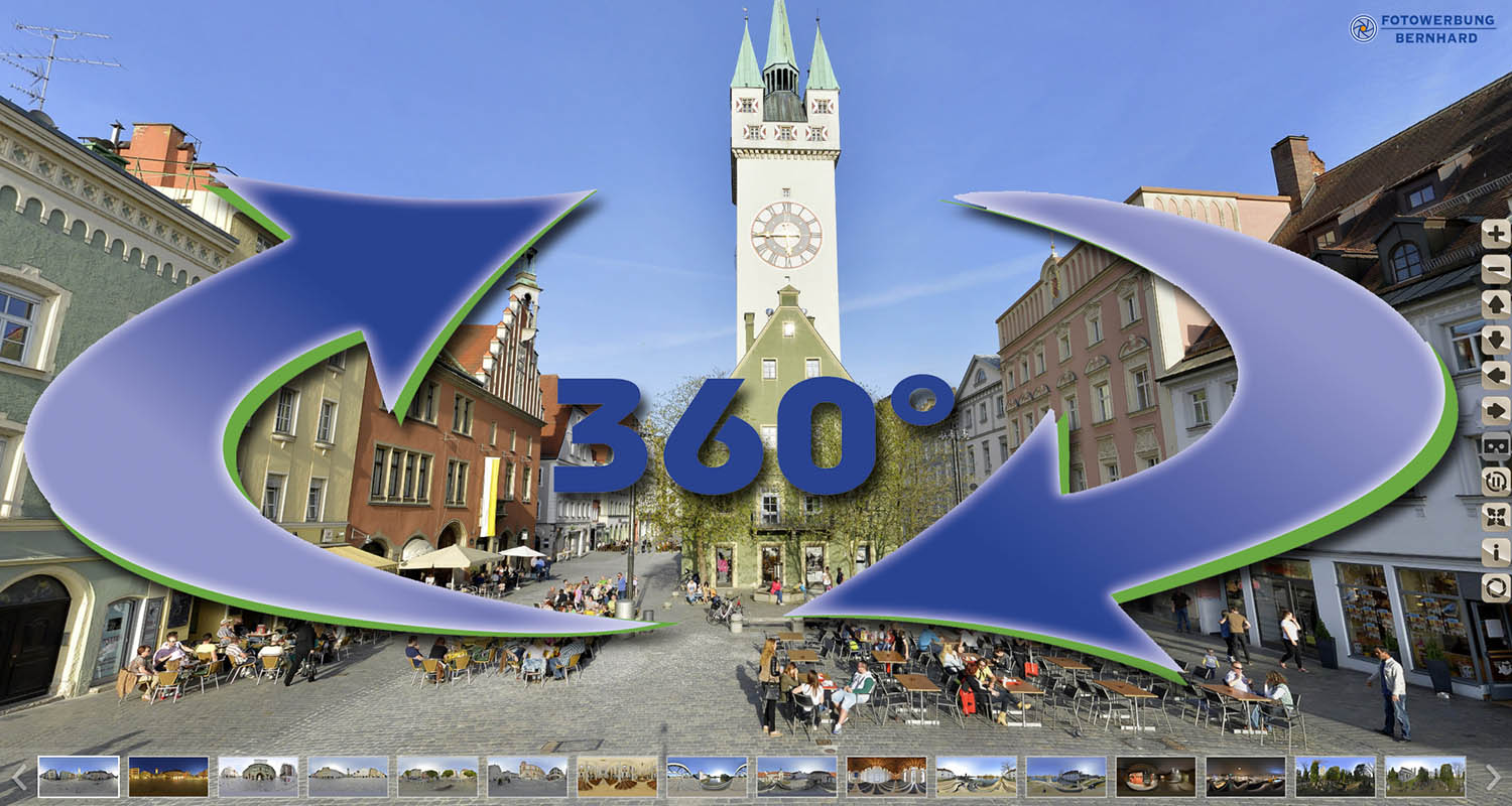 360 Grad Panorama Rundgang Straubing